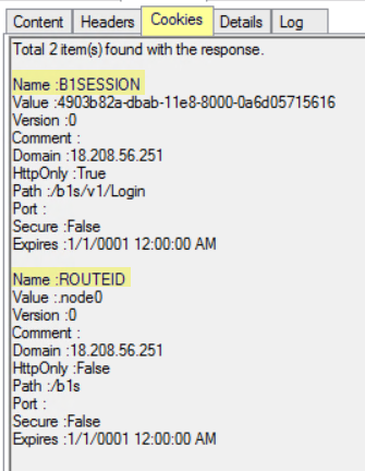 Login Response